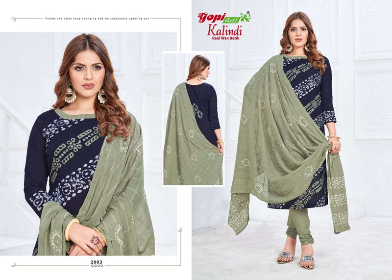Gopi Art Kalindi Vol 20 Cotton Batik Printed Daily Wear Salwar Suit