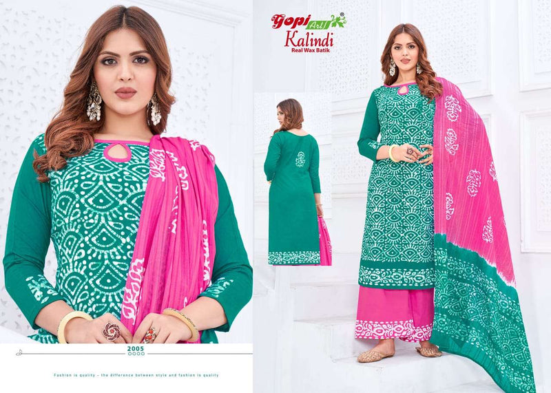 Gopi Art Kalindi Vol 20 Cotton Batik Printed Daily Wear Salwar Suit