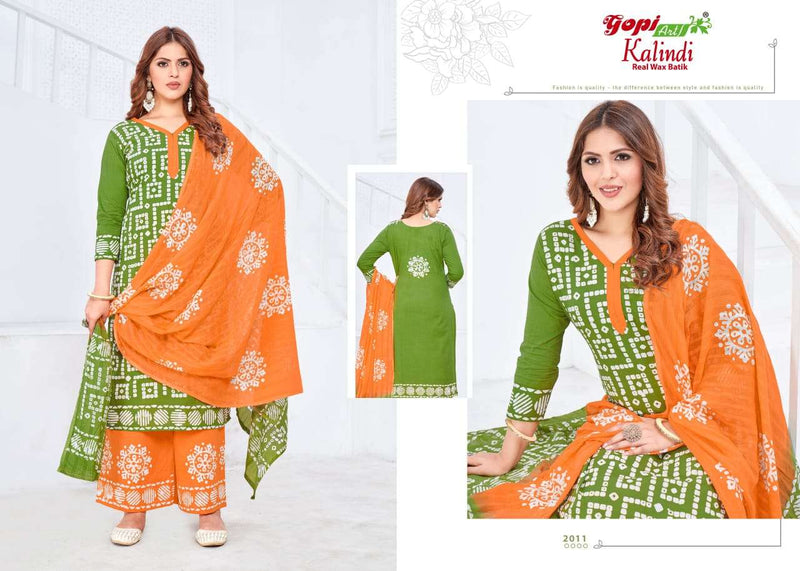 Gopi Art Kalindi Vol 20 Cotton Batik Printed Daily Wear Salwar Suit
