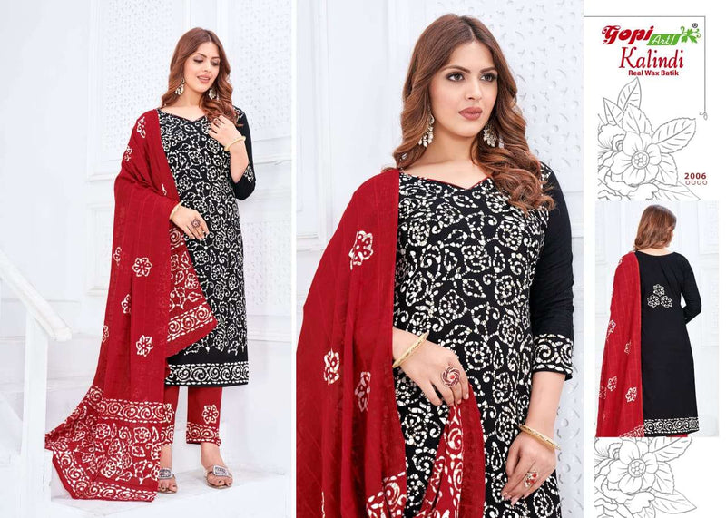 Gopi Art Kalindi Vol 20 Cotton Batik Printed Daily Wear Salwar Suit