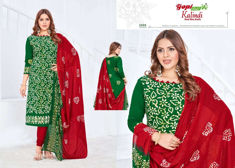 Gopi Art Kalindi Vol 20 Cotton Batik Printed Daily Wear Salwar Suit