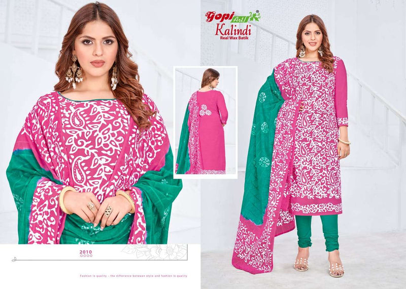 Gopi Art Kalindi Vol 20 Cotton Batik Printed Daily Wear Salwar Suit