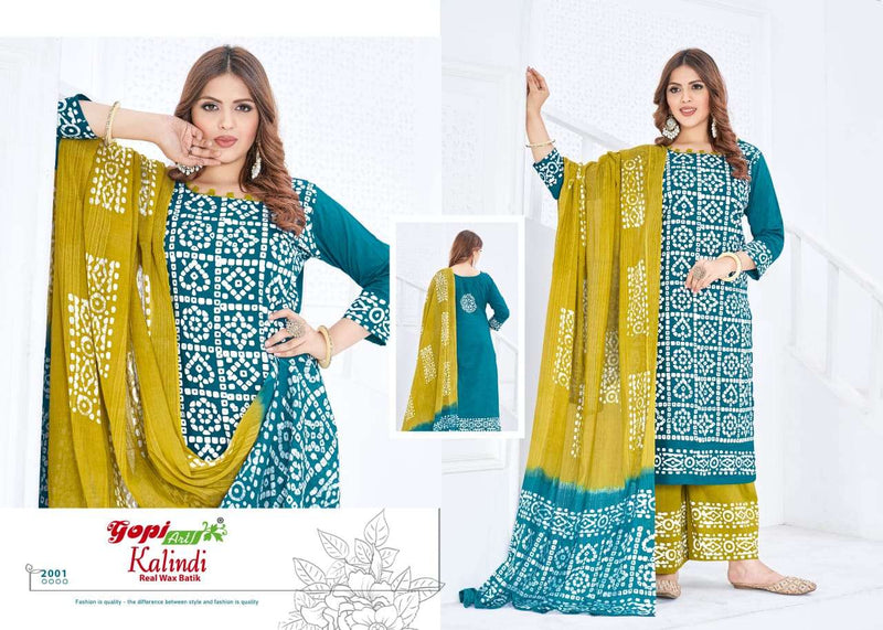 Gopi Art Kalindi Vol 20 Cotton Batik Printed Daily Wear Salwar Suit
