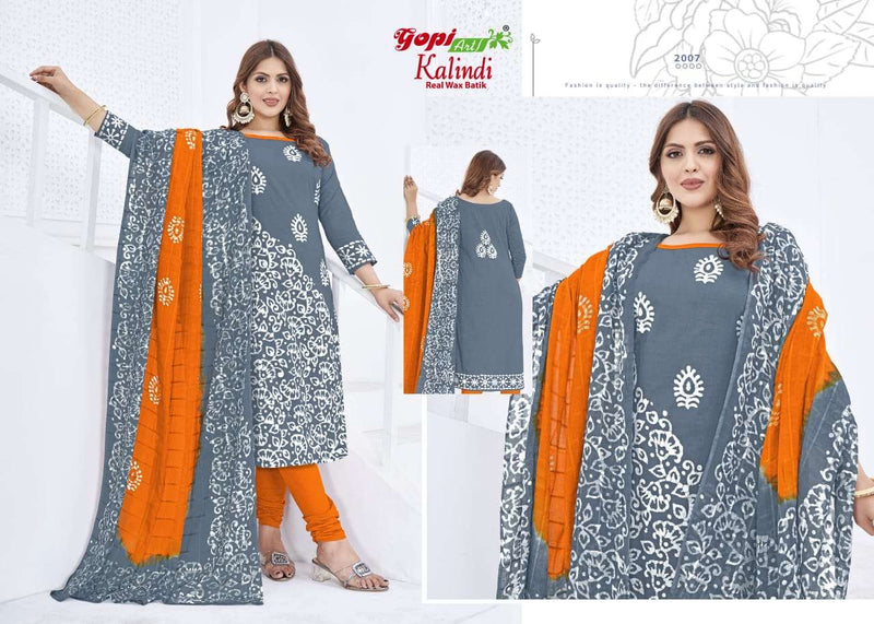 Gopi Art Kalindi Vol 20 Cotton Batik Printed Daily Wear Salwar Suit