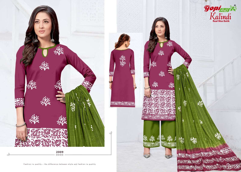 Gopi Art Kalindi Vol 20 Cotton Batik Printed Daily Wear Salwar Suit