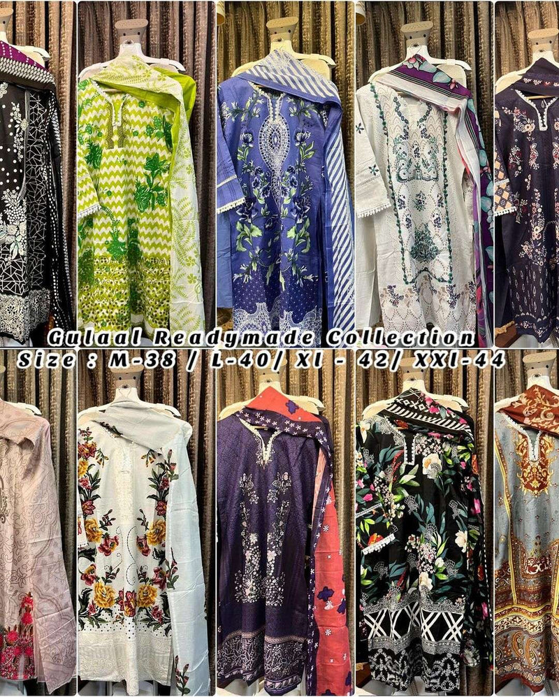 Gulaal Classy Luxury Cotton Ready Made Collection Vol 10 Cotton Daily Wear Suit