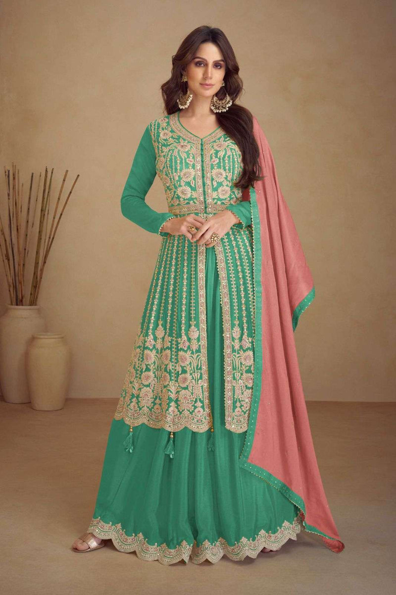 Gulkayra Designer Kashvi Chinon Wedding Wear Dress Collection