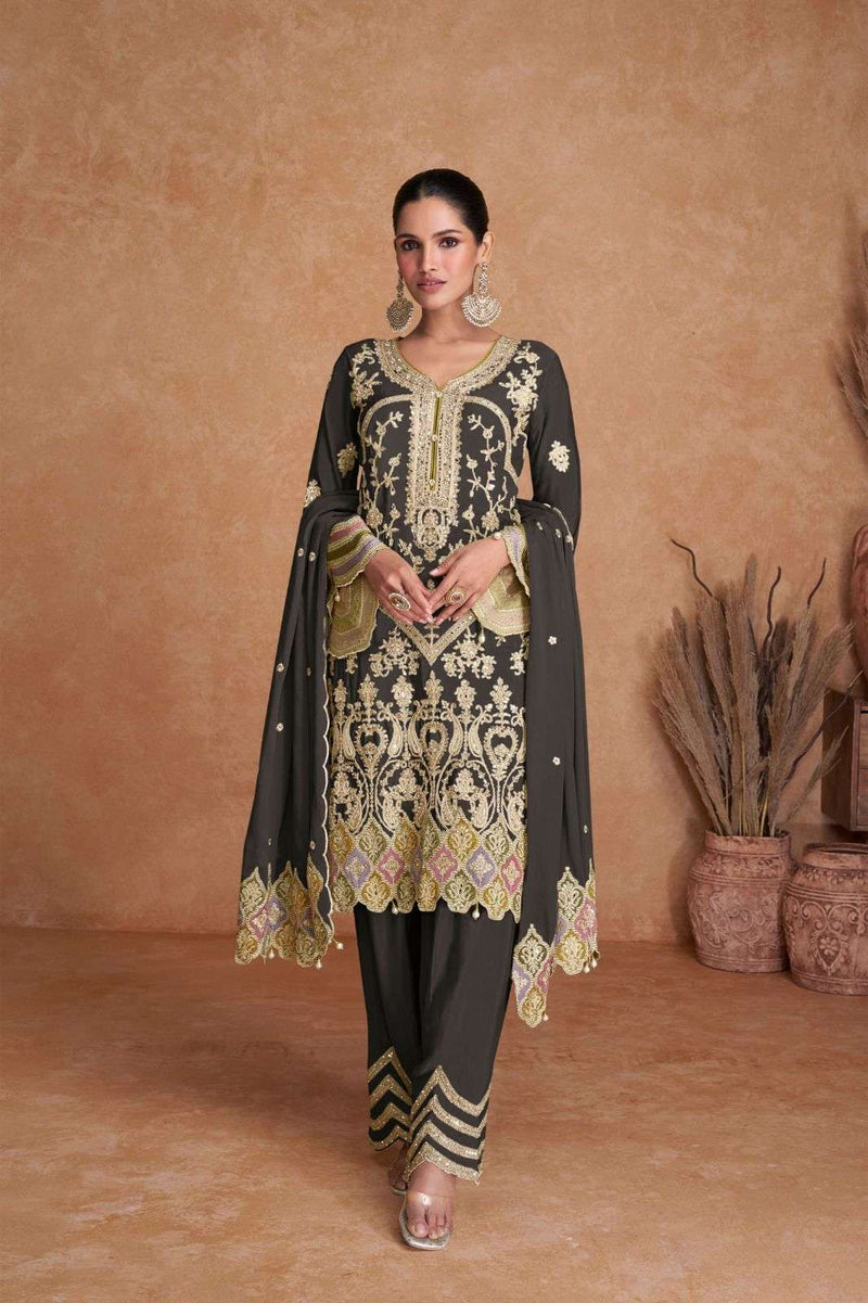 Gulkayra Designer Liyana Vol 1 Chinon Designer Party Wear Suit Collection