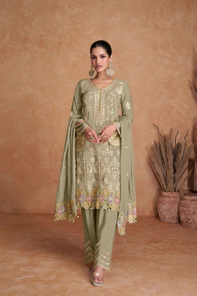 Gulkayra Designer Liyana Vol 1 Chinon Designer Party Wear Suit Collection