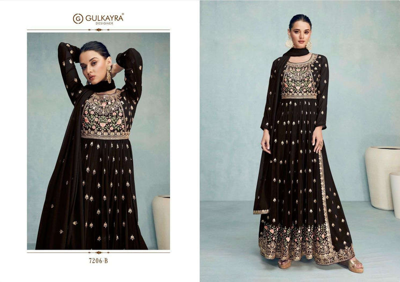 Gulkayra Designer Nayra Vol 6 Free Size Georgette Wedding Collection Pakistani Suit