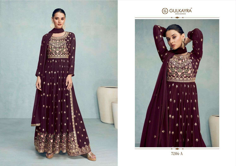 Gulkayra Designer Nayra Vol 6 Free Size Georgette Wedding Collection Pakistani Suit