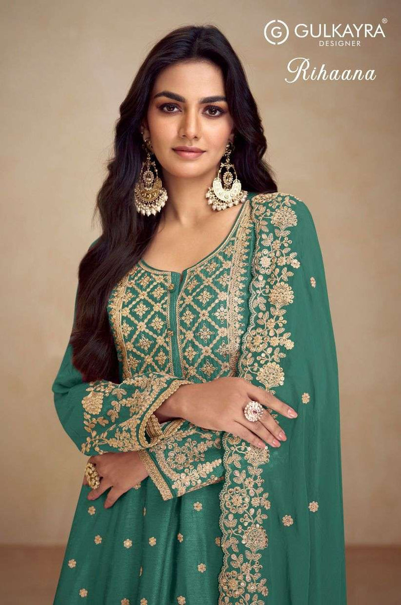 Gulkayra Designer Rihaana Chinon Designer Wedding Wear Dress Collection