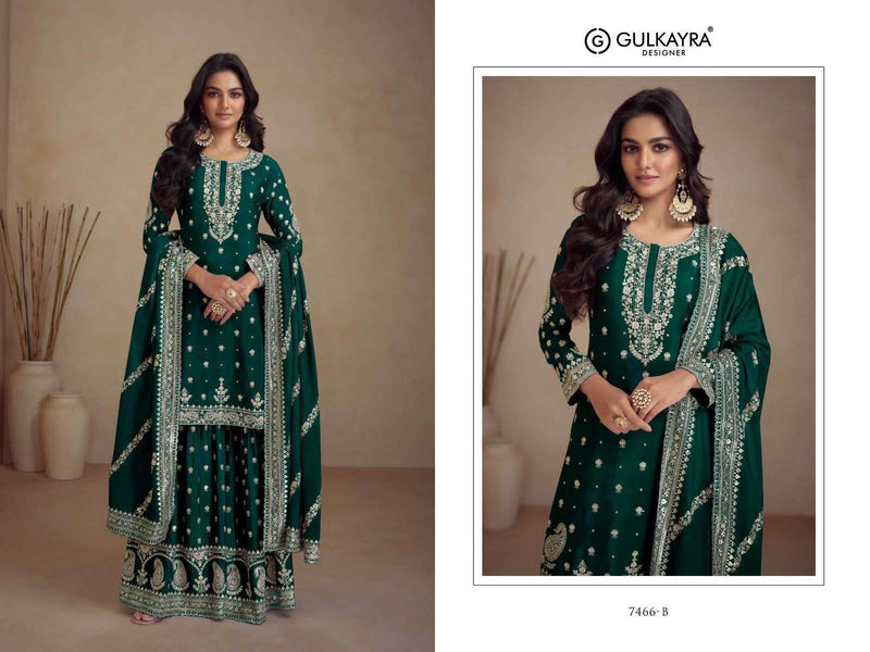 Gulkayra Designer Sadaf Chinon Heavy Designer Party Wear Suit