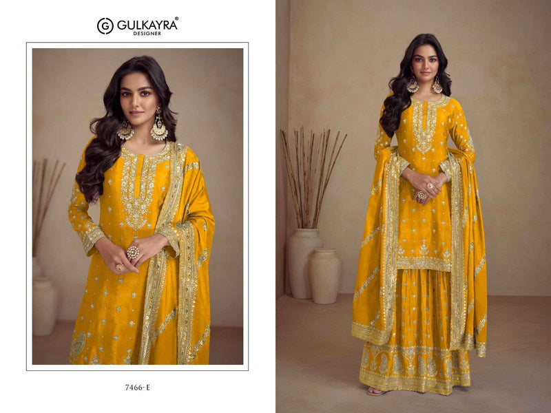 Gulkayra Designer Sadaf Chinon Heavy Designer Party Wear Suit