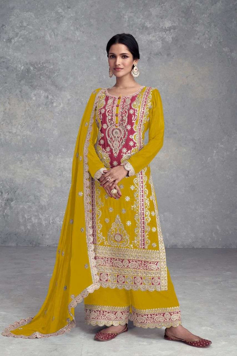 Gulkayra Designer Sayra Chinon Designer Party Wear Suit