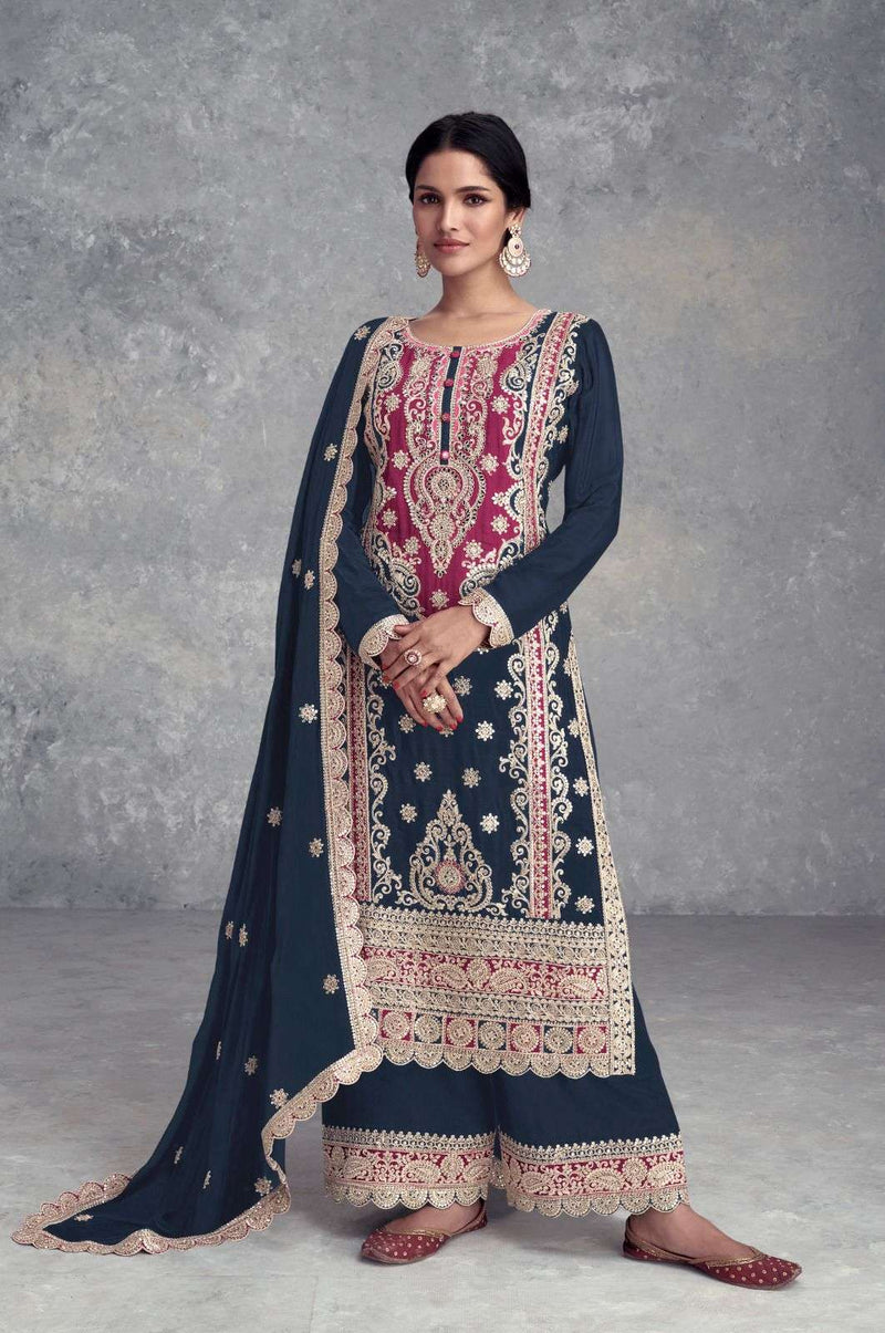 Gulkayra Designer Sayra Chinon Designer Party Wear Suit