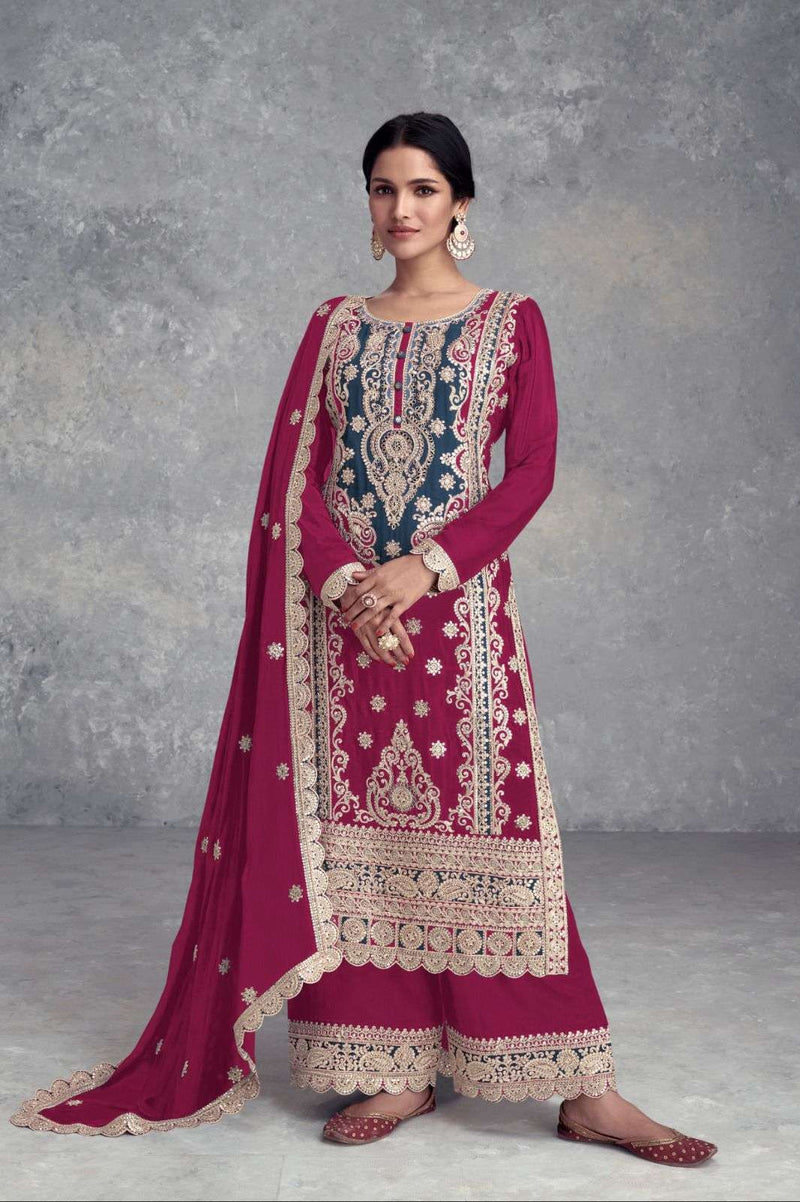 Gulkayra Designer Sayra Chinon Designer Party Wear Suit