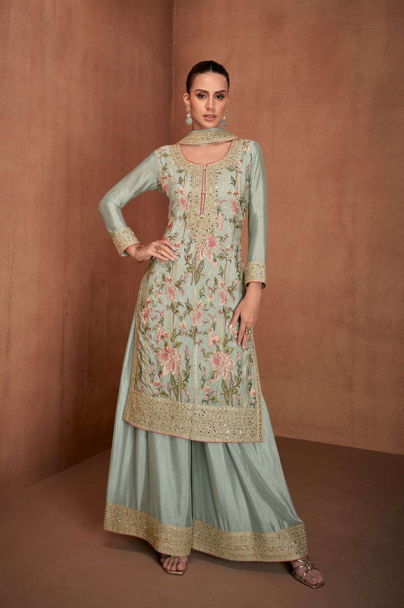 Gulkayra Designer Vanya Chinon Designer Wedding Wear Suit Collection