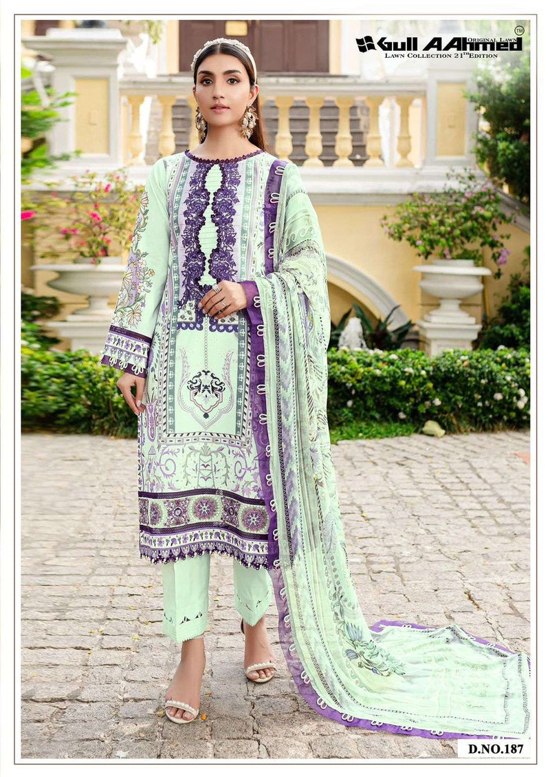 Gul Ahmed Lawn Collection Vol 21 Cotton Daily Wear Salwar Suit