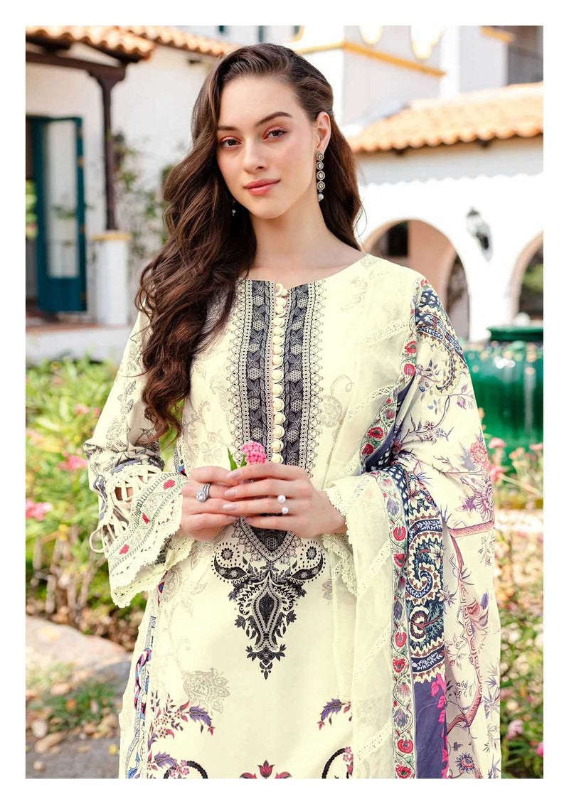 Gul Ahmed Riwayat Vol 7 Lawn Collection With Mal Mal Dupatta Unstitched Salwar Suit