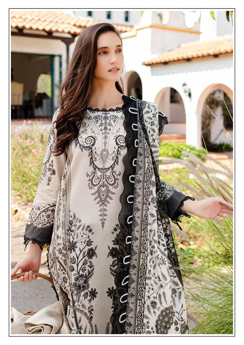 Gul Ahmed Riwayat Vol 7 Lawn Collection With Mal Mal Dupatta Unstitched Salwar Suit