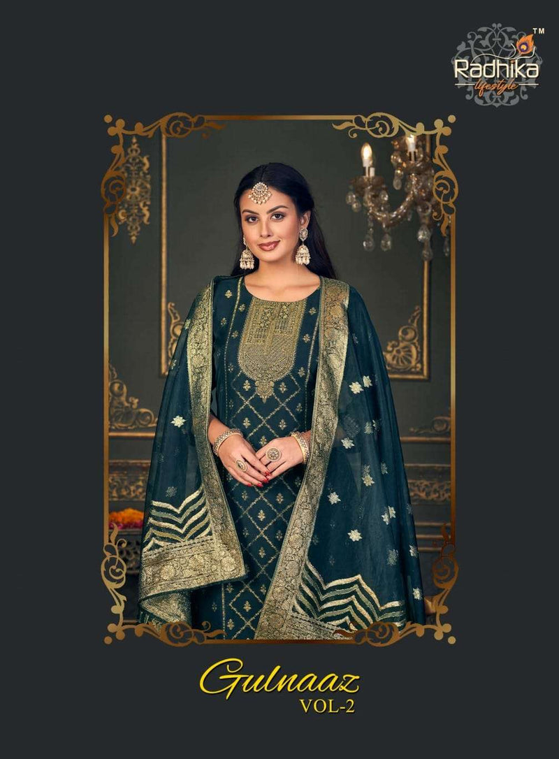 Radhika Lifestyle Gulnaaz Vol 2 Organza Fancy Festive Suits Collection