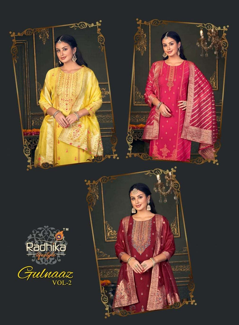 Radhika Lifestyle Gulnaaz Vol 2 Organza Fancy Festive Suits Collection