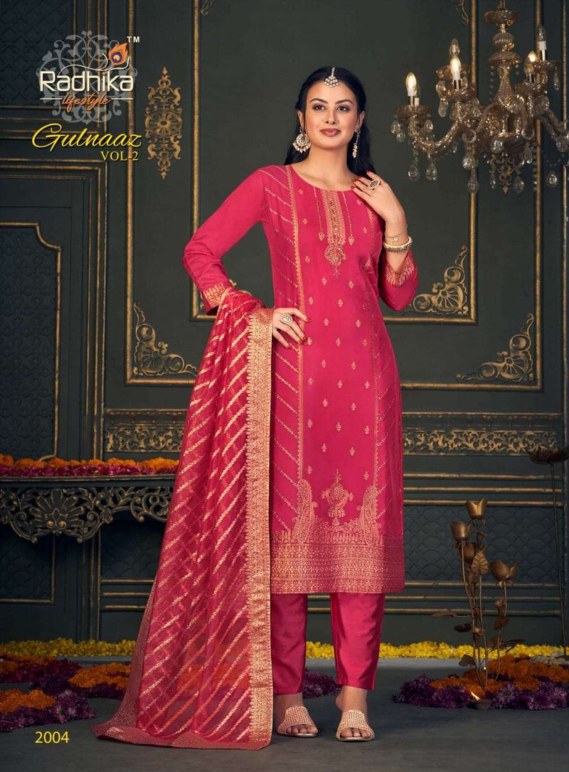 Radhika Lifestyle Gulnaaz Vol 2 Organza Fancy Festive Suits Collection