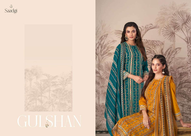 Gulshan By Saadgi Sahiba Print Mirror Work Salwar Suit