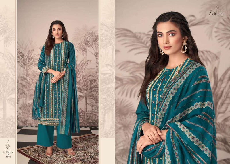 Gulshan By Saadgi Sahiba Print Mirror Work Salwar Suit