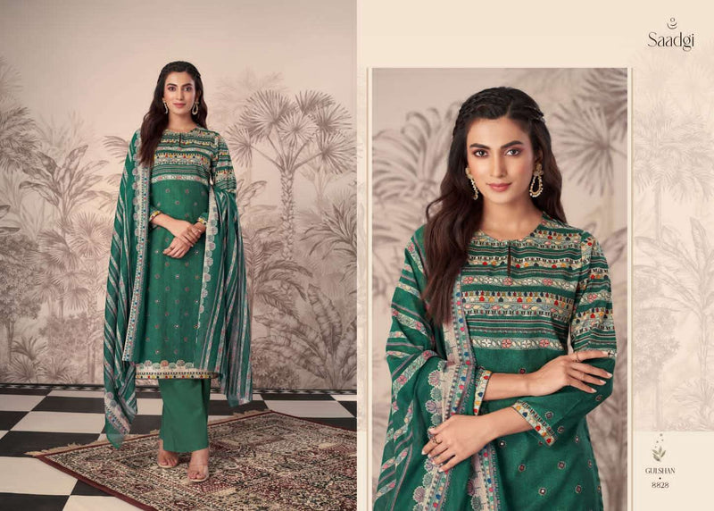Gulshan By Saadgi Sahiba Print Mirror Work Salwar Suit