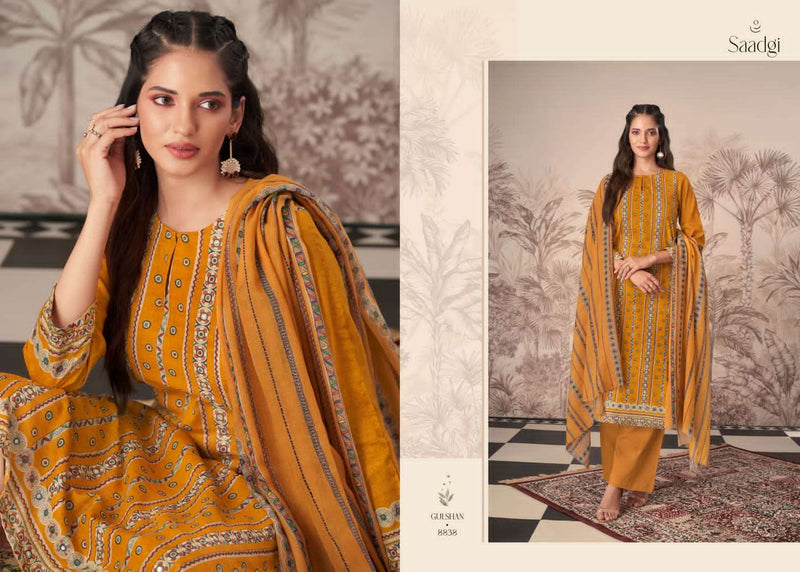 Gulshan By Saadgi Sahiba Print Mirror Work Salwar Suit