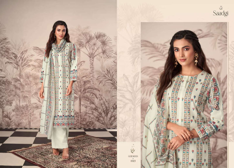 Gulshan By Saadgi Sahiba Print Mirror Work Salwar Suit