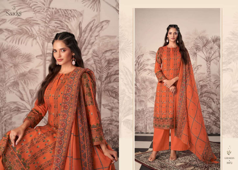 Gulshan By Saadgi Sahiba Print Mirror Work Salwar Suit