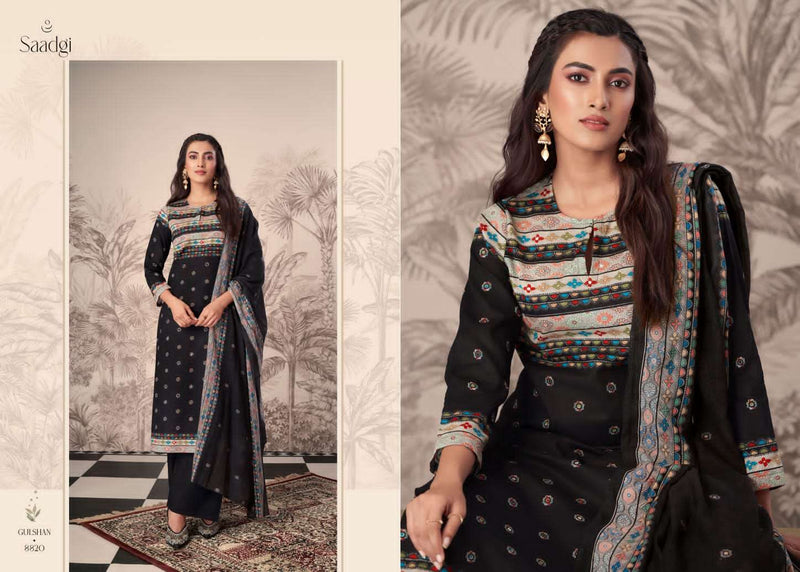 Gulshan By Saadgi Sahiba Print Mirror Work Salwar Suit
