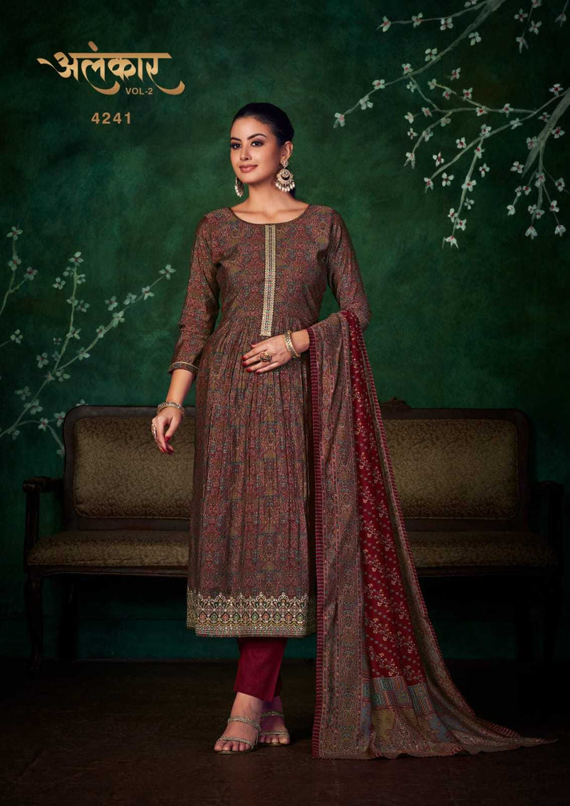 Rang Alankar Vol 2 Muslin Foil Print Sequence Work Salwar Suit