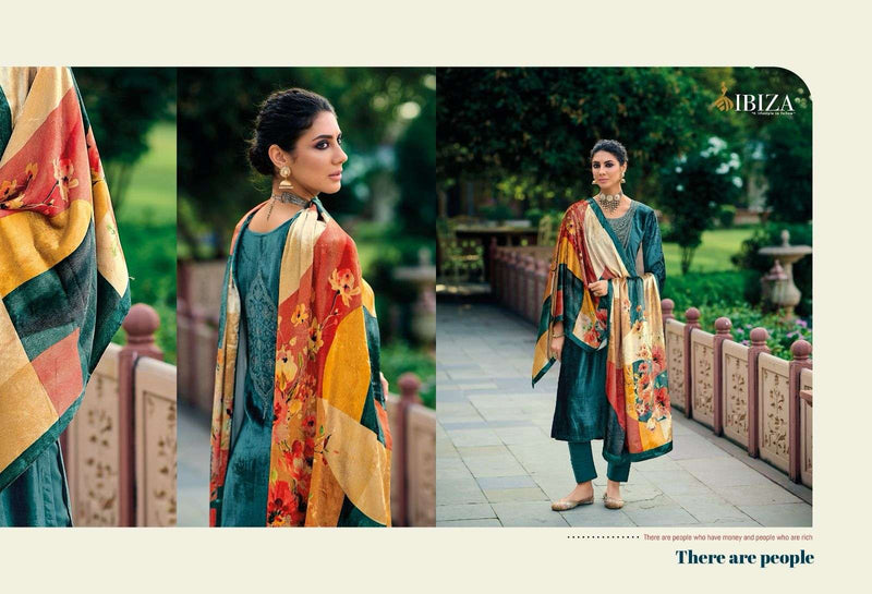 Ibiza Suit Khoobsurat Viscose Velvet With Heavy Embroidery Work Pakistani Salwar Kameez