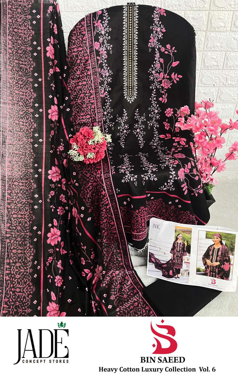 Jade Bin Saeed Heavy Cotton Luxury Collection Vol 6 Lawn Cotton Daily Wear Salwar Suit
