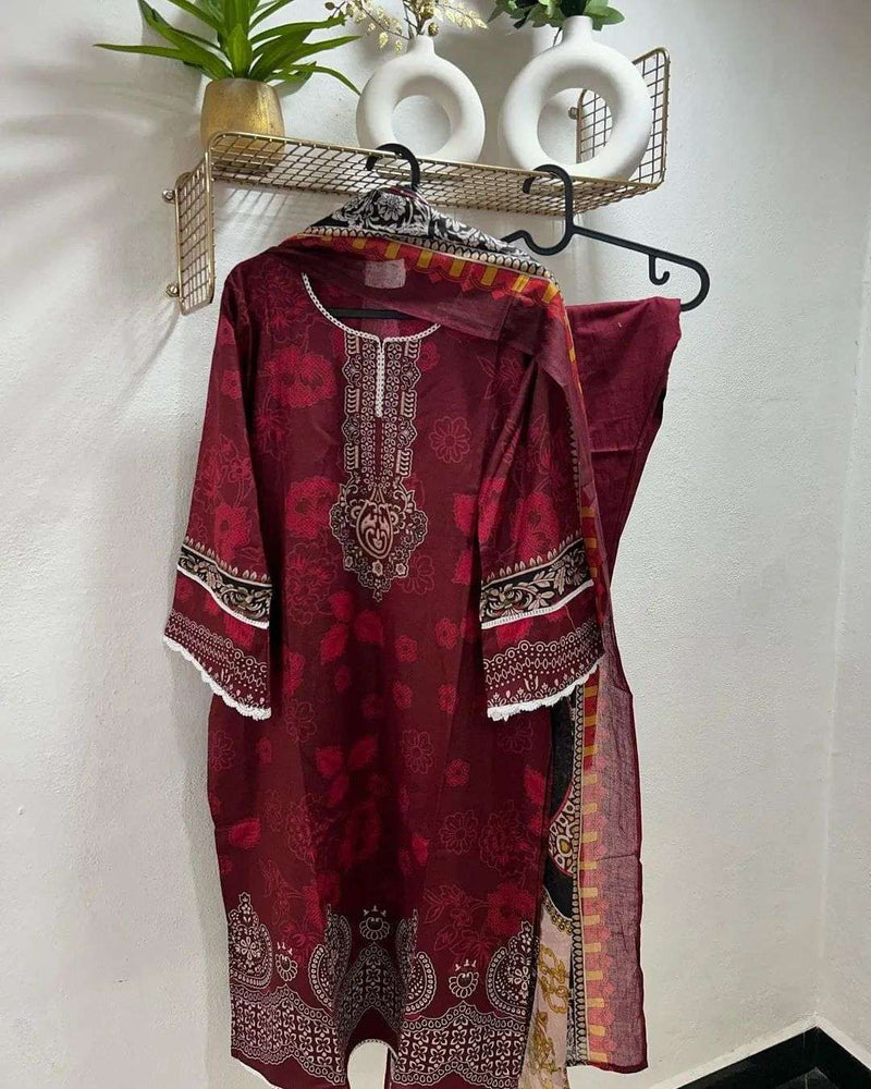 Jade Chevron Exclusive Heavy Cotton Vol 7 Ready Made Collection Lawn Pret Kurti Collection
