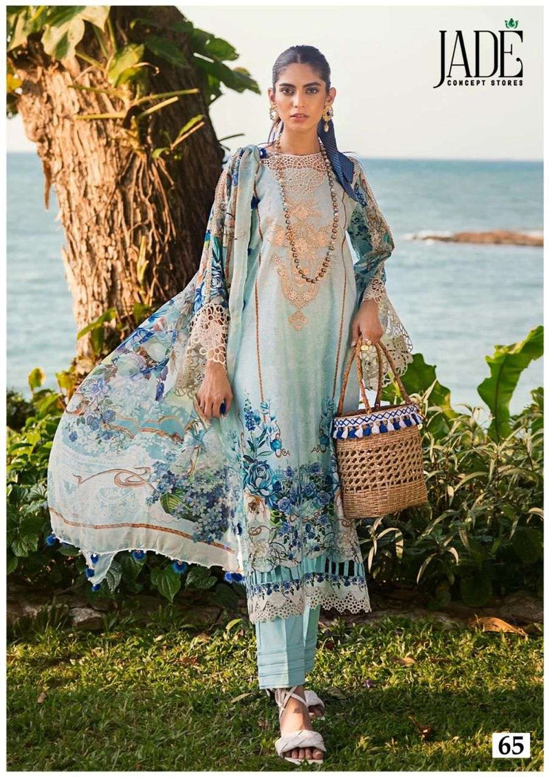 Jade Chevron Exclusive Heavy Cotton Vol 7 Ready Made Collection Lawn Cotton Daily Wear Readymade Salwar Suit