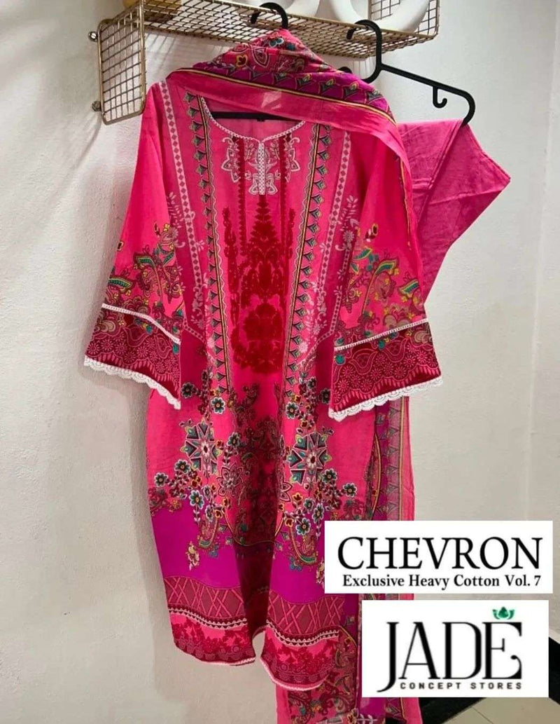 Jade Chevron Exclusive Heavy Cotton Vol 7 Ready Made Collection Lawn Pret Kurti Collection
