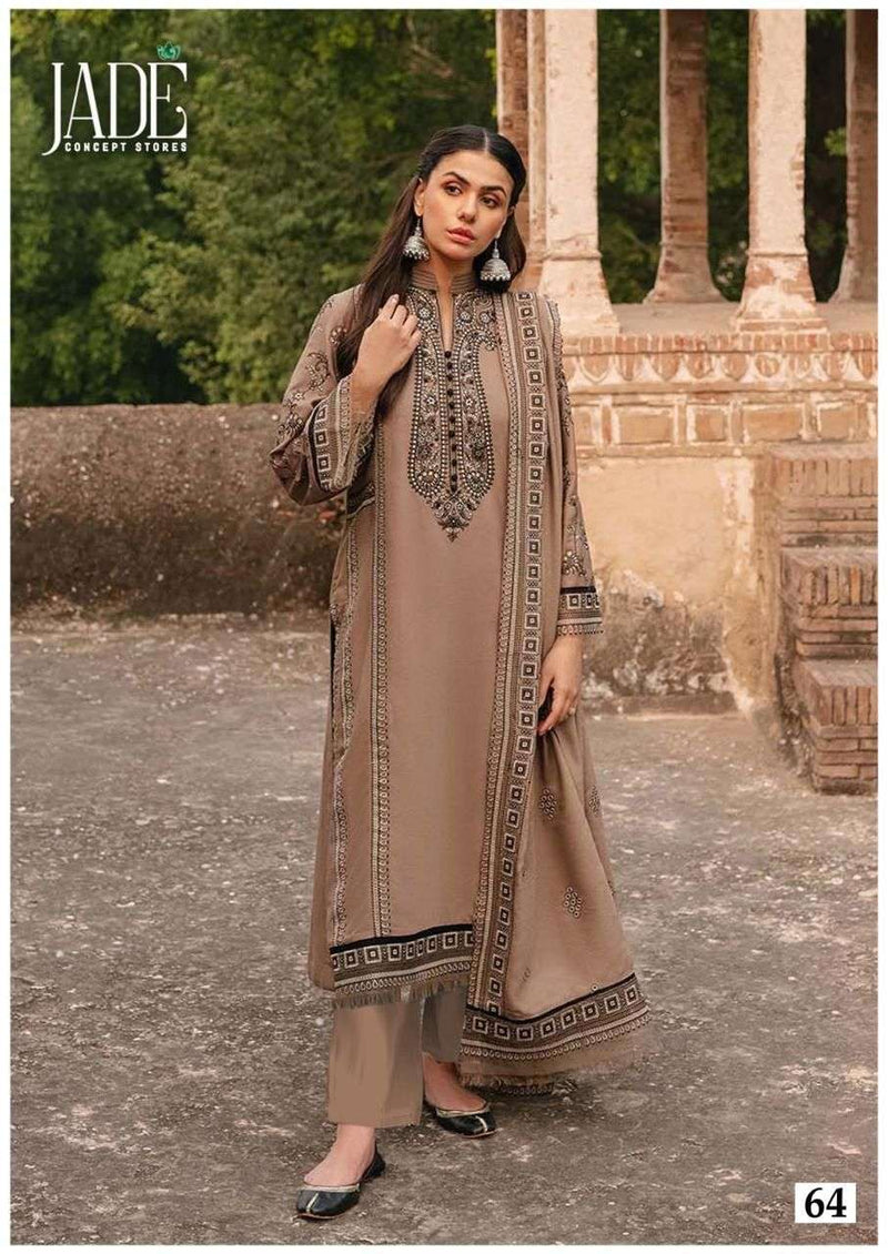 Jade Chevron Exclusive Heavy Cotton Vol 7 Ready Made Collection Lawn Cotton Daily Wear Readymade Salwar Suit