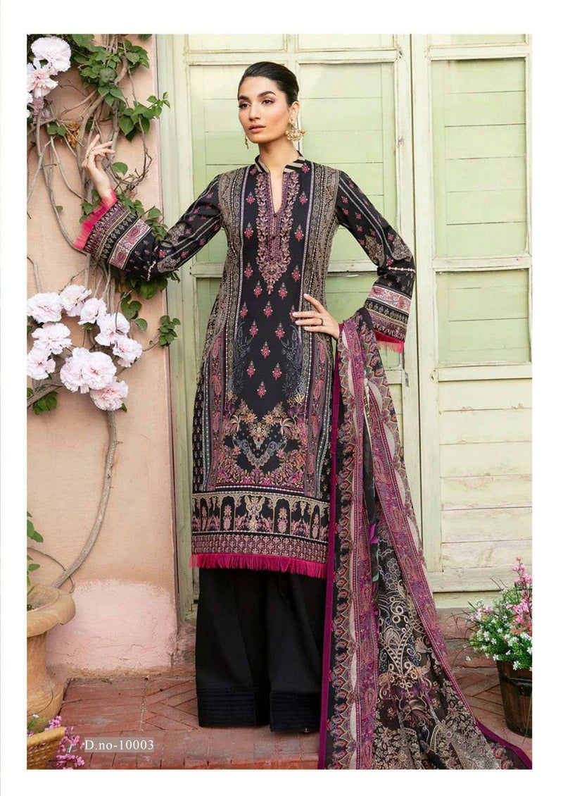 Jade Crimson Exclusive Heavy Lawn Collection Vol 10 Cotton Salwar Suit