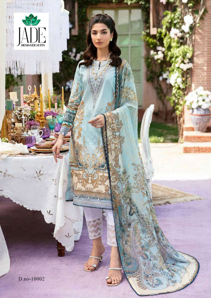Jade Crimson Exclusive Heavy Lawn Collection Vol 10 Cotton Salwar Suit