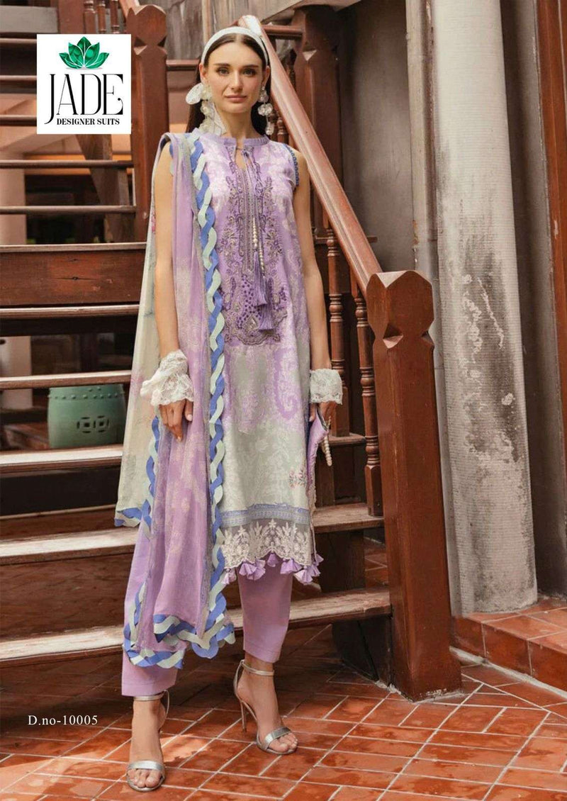 Jade Crimson Exclusive Heavy Lawn Collection Vol 10 Cotton Salwar Suit
