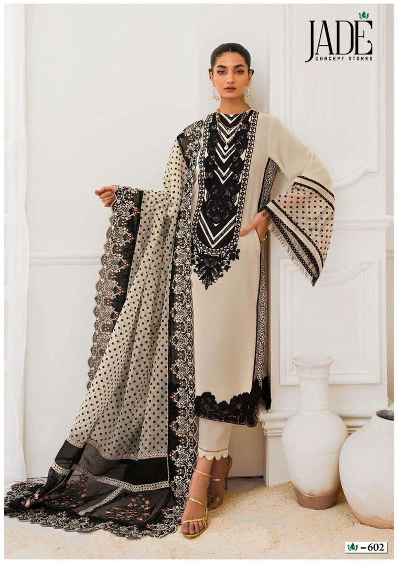 Jade Crimson Exclusive Heavy Lawn Collection Vol 6 Lawn Cotton Unstitched Salwar Suit