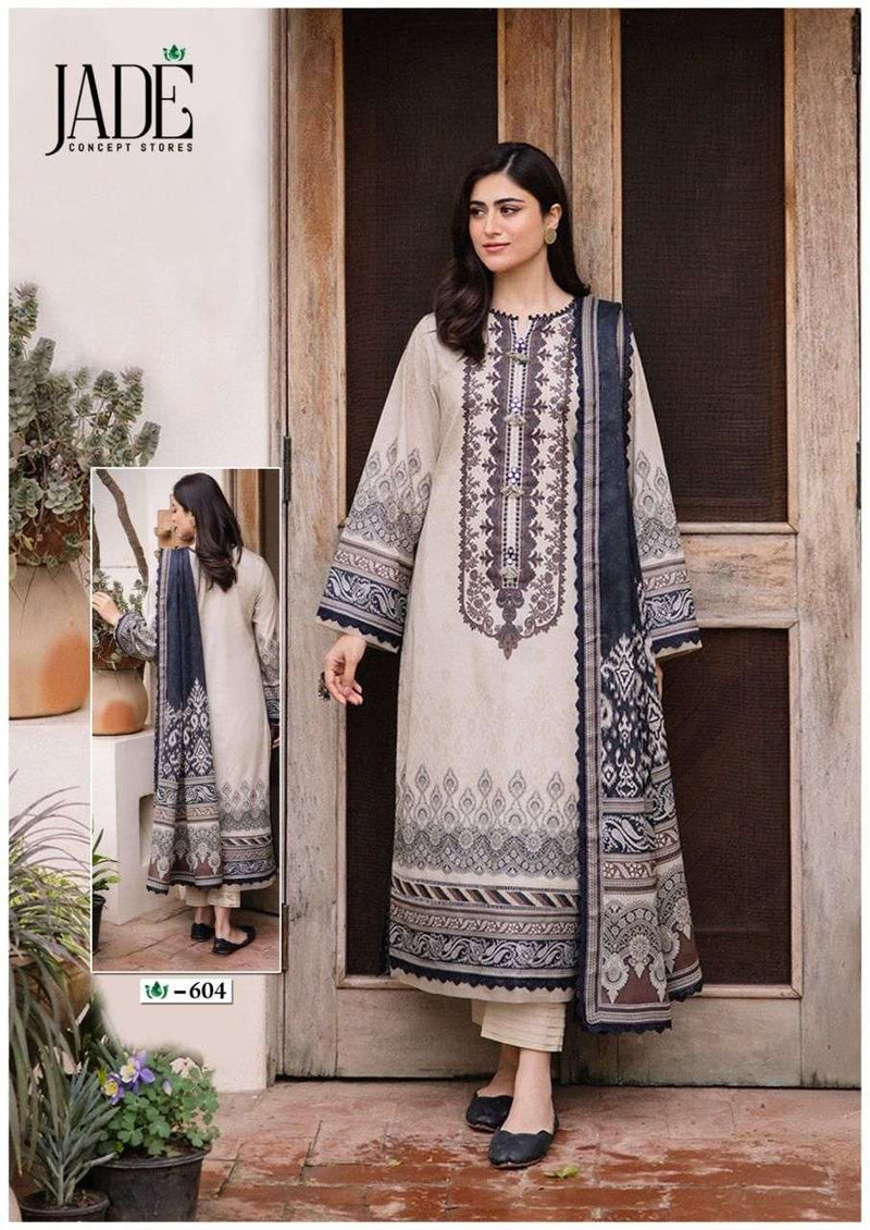 Jade Crimson Exclusive Heavy Lawn Collection Vol 6 Lawn Cotton Unstitched Salwar Suit