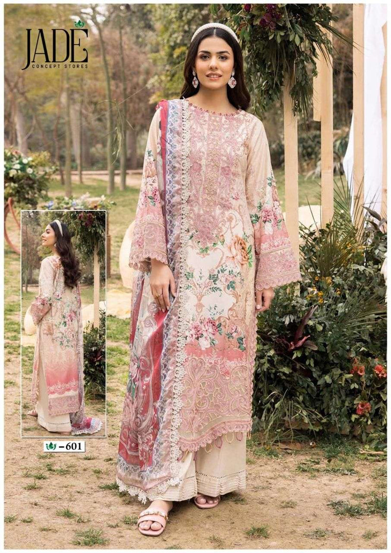 Jade Crimson Exclusive Heavy Lawn Collection Vol 6 Lawn Cotton Unstitched Salwar Suit