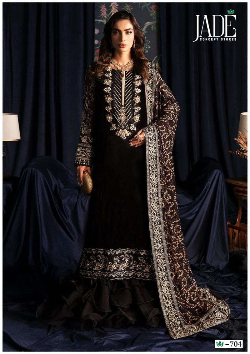 Jade Crimson Exclusive Heavy Lawn Collection Vol 7 Cotton Fancy Salwar Suit
