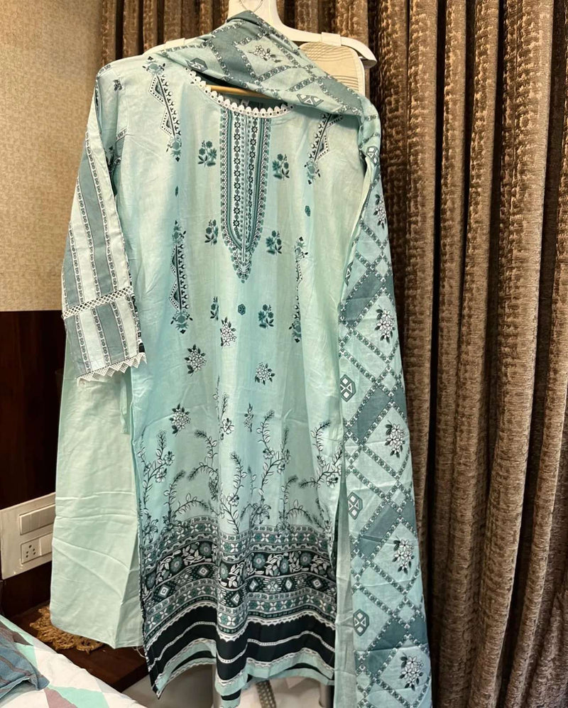 Jade cotton Crimson Exclusive Heavy Lawn Collection Vol 7 Ready Made Suit
